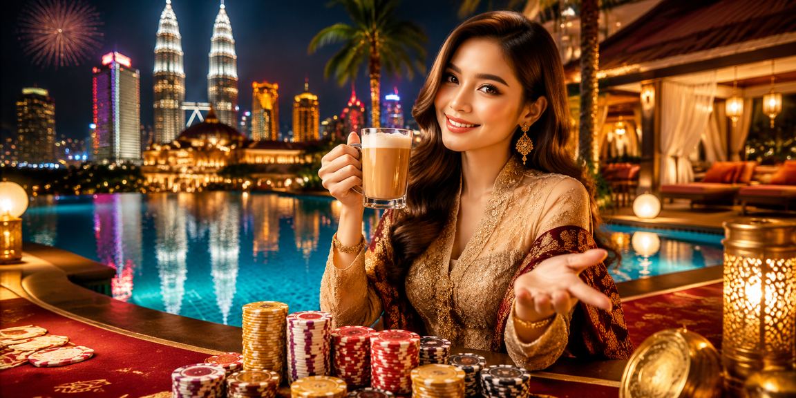 Pemain menggunakan mudah alih untuk permainan kasino di Seremban